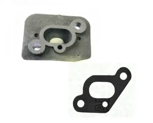 JUNTA + FLANGE BRIDA CARBURADOR ROÇ 26 33 CC MULTIMARCAS TN